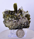 6.3cms PREMIUM EPIDOTE AXINITE QUARTZ CRYSTALS PERU AESTHETIC COLLECTOR CBZ164
