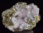 10.9cms PYRITE CUBIC FLUORITE QUARTZ PERU SHINY CRYSTALS MINERAL COLLECTOR MB134