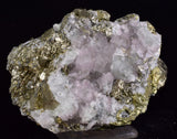 10.9cms PYRITE CUBIC FLUORITE QUARTZ PERU SHINY CRYSTALS MINERAL COLLECTOR MB134