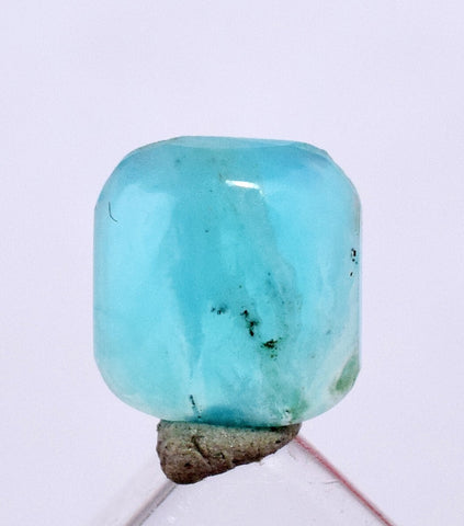 0.5ct GEM BLUE OPAL SCENIC CABOCHON PERU SEASCAPE PENDANT JEWELRY BB298