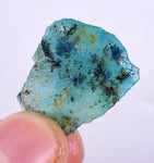 3.8 grams GEM BLUE OPAL PERU ROUGH SCENIC SEASCAPE MINERAL SPECIMEN OB38