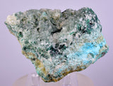 10.3cms ATACAMITE CALCITE DRUZY CHRYSOCOLLA MALACHITE LILY MINE PERU AB249