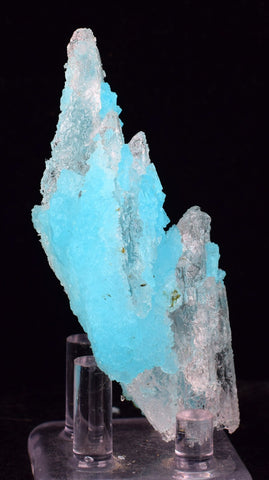 7.9cms NATURAL  SKY BLUE SALAMMONIAC LECONTITE CHILE CRYSTALS MINERAL UB279