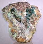 14cms GEM ATACAMITE INSIDE SELENITE CRYSTAL LILY MINE 2000 DISCOVERY PERU AB183