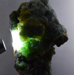 11.6cms DRUZY CHRYSOCOLLA CALCITE QUARTZ LILY MINE PERU COPPER MINERAL DB60