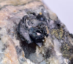 5.6cm ACANTHITE RHODOCHROSITE CHALCOPYRITE PYRARGYRITE QUARTZ CRYSTAL PERU HB182