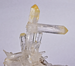 9.1cms QUARTZ HALLOYSITE MANGO COLOMBIA NATURAL CRYSTAL MINERAL SPECIMEN QB62