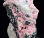 7.5cms RHODOCHROSITE QUARTZ CALCITE CRYSTALS JORDANITE (?) GALENA PERU RB510