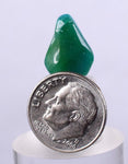 5.5carats GEM SILICA CHRYSOCOLLA CHALCEDONY LILY MINE PERU TUMBLED QUARTZ BB42