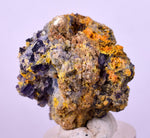 3.4cms GEM RARE WULFENITE FLUORITE MINI CRYSTALS ALAMO ARIZONA USA YB52