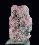 2cms RHODOCHROSITE PYRITE CHINA CRYSTAL RHOMBOHEDRAL MINIATURE RB640