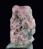 2cms RHODOCHROSITE PYRITE CHINA CRYSTAL RHOMBOHEDRAL MINIATURE RB640