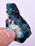 30grs GEM SILICA CHRYSOCOLLA SCENIC PERU CHALCEDONY COPPER MINERALS ROUGH SB190