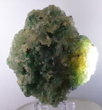 8.4cms ATACAMITE CALCITE DRUZY CHRYSOCOLLA MALACHITE LILY MINE PERU DB72