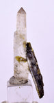 4.1cms PREMIUM EPIDOTE QUARTZ MINIATURE CRYSTALS PERU AESTHETIC COLLECTOR CB129