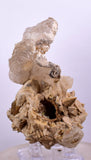 8.5cms CALCITE WITH QUARTZ CRYSTALS PERU SHINY MINERAL SPECIMEN COLLECTOR GB08