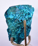 7.5cms BLUE MALACHITE BOTRYOIDAL PERU CRYSTALS GRAPE SPHERES SHINY UB63