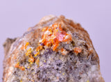 3.5cms GEM RARE WULFENITE FLUORITE MINI CRYSTALS ALAMO ARIZONA USA YB51