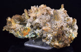 14cms CALCITE TOOTH DOG WITH QUARTZ CRYSTALS PERU SHINY MINERAL SPECIMEN GB47