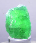 3cms EMERALD GREEN FLUORITE CRYSTAL PERU HUANZALA MINE SHINY NEW FIND KB04