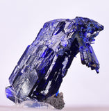2.3cm GEM AZURITE CRYSTALS TSUMEB NAMIBIA ON MATRIX ROYAL BLUE SHARP SHINY UB239