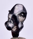 1.3cms GEM ACANTHITE IRIDESCENT QUARTZ PYRARGYRITE CRYSTALS MINERALPERU HB166