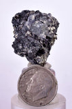 2.3cms PYRITE PYRRHOTITE PERU SHINY CRYSTALS SAMPLE MINERAL SPECIMEN MB78
