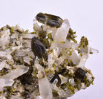 5cms PREMIUM EPIDOTE  QUARTZ CRYSTALS PERU AESTHETIC COLLECTOR CB139