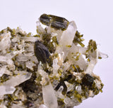 5cms PREMIUM EPIDOTE  QUARTZ CRYSTALS PERU AESTHETIC COLLECTOR CB139