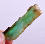 3.5 grams GEM BLUE OPAL PERU SLAB SCENIC SEASCAPE MINERAL SPECIMEN OB78