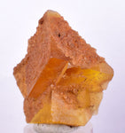 4.3cms GEM YELLOW FLUORITE SHINY CRYSTAL AHOULI MOROCCO MINERAL SPECIMEN KB46