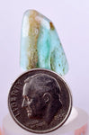 7ct GEM BLUE OPAL SCENIC CABOCHON PERU SEASCAPE PENDANT JEWELRY BB346