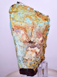 8cms DRUZY CHRYSOCOLLA QUARTZ ATACAMITE CRYSTALS PERU MINERAL SPECIMEN DB79