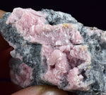 5.6cms RHODOCHROSITE ROSETTE PYRITE CRYSTALS PERU MINERAL SPECIMEN RB575