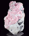 13cms RHODOCHROSITE ROSETTE PYRITE CRYSTALS PERU MINERAL SPECIMEN RB581
