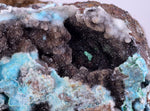 5.9cms DRUZY CHRYSOCOLLA QUARTZ LILY MINE PERU COPPER 2000 DISCOVERY DB32