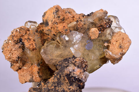 10cms GEMMY BARITE CRYSTALS PERU SHINY TRANSLUCENT MINERAL SPCIMEN EB71