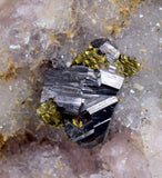 10cm PEARCEITE POLYBASITE CRYSTAL SILVER  MINERAL SPECIMEN PERU COLLECTOR HB179