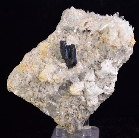 10.5cms HUBNERITE QUARTZ CRYSTALS MINERAL SPECIMEN COLLECTOR PERU MB113