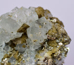 6.2cms PYRITE CUBIC FLUORITE QUARTZ PERU SHINY CRYSTALS MINERAL COLLECTOR MB142