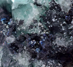 3.1cms GEOCRONITE GREEN FLUORITE CRYSTAL PERU MILPO ATACOCHA PERU SHINY KB34