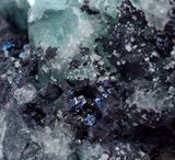 3.1cms GEOCRONITE GREEN FLUORITE CRYSTAL PERU MILPO ATACOCHA PERU SHINY KB34