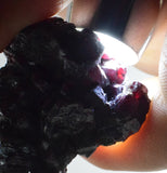 3.2cms PROUSTITE RED RUBY SILVER PERU UCHUCCHACUA MINE MINERAL SPECIMEN HB121