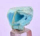 23.5ts GEM SILICA CHRYSOCOLLA  LILY MINE PERU CHALCEDONY QUARTZ POLISHED BB367