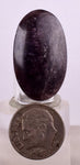 32cts GEM AXINITE PURPLE CABOCHON  PERU SUPER SHINY RARE MINERAL SPECIMEN BB285
