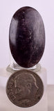 32cts GEM AXINITE PURPLE CABOCHON  PERU SUPER SHINY RARE MINERAL SPECIMEN BB285