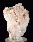 4cms RHODOCHROSITE ROSETTE QUARTZ PERU PINK CRYSTALS NEEDLES MINERAL RB127