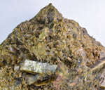 16cms CLINOZOISITE EPIDOTE CRYSTALS PERU MINERAL SPECIMEN COLLECTOR  KB38