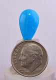 4cts GEM SILICA CHRYSOCOLLA CABOCHON LILY MINE PERU ROYAL BLUE COLOR  BB353