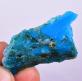 47cts ROYAL BLUE GEM SILICA CHRYSOCOLLA CHALCEDONY LILY MINE PERU ROUGH SB181